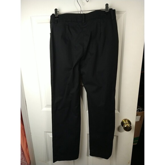 Jones New York Woman 6P Black Trouser Slacks Pant Flat Front Straight - Picture 10 of 10